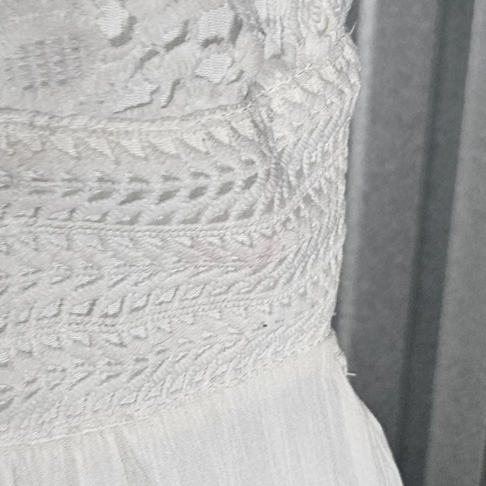 Rue 21 White Lace Babydoll Top Mini Dress Y2K Fairy Hippie Ethereal Boho Size L - Picture 14 of 14